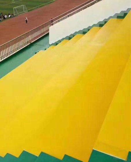 零陵球场台阶翻新修补改造
